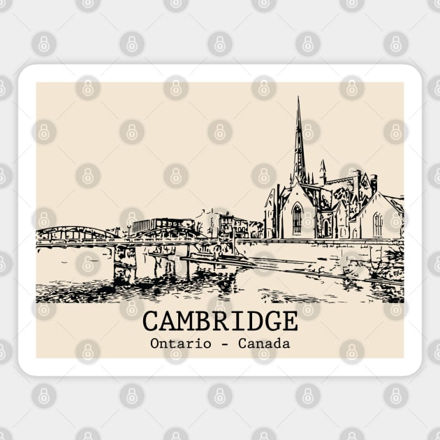 Cambridge - Ontario Magnet by Lakeric